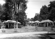 Bungalow Row at Camp Awanee