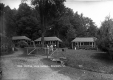 Young Campers on Bungalow Row at Camp Awanee