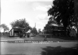 Elms Farm House and Filling Station on Shelburne Road