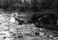 Boy on Lounge Chair after Flood