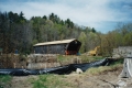 Construction on Covered Bridge