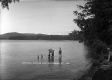 Bathing in Caspian Lake