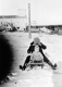 Boy and Baby on Sled