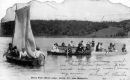 Berlin Pond with Boaters