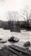 Flood Waters and Ruined Bridge