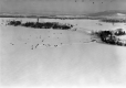 Fishing shanties on Lake Champlain