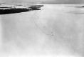 Fishing shanties on Lake Champlain