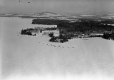 Fishing shanties on Lake Champlain