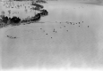 Fishing shanties on Lake Champlain