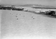 Fishing shanties on Lake Champlain