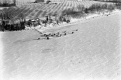 Fishing shanties on Lake Champlain