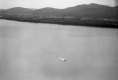 Boat and Shoreline on Lake Champlain