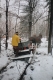 Sled Through Snow