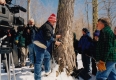 Howard Dean tapping a sugar maple