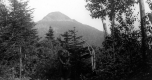 Woman Posing in front of a Mountain