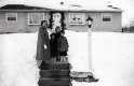 Family in front of their Home