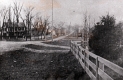 Wooden Fence in Town