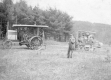 Saw Machinery in a Field
