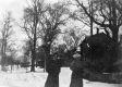 Two Young Women in Winter on the Robinson Estate