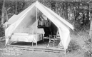 A Look Inside a Tent at Camp Idyl-Ease