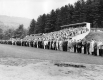 Bleachers and spectators
