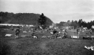 Cadets Sitting in a Field