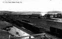 Grand Trunk Rail yard in Island Pond