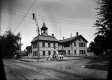 Children in front of School House in Winooski