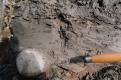Sediment from landslide in Jeffersonville