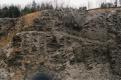 View of Failed Bank after Landslide in Jeffersonville