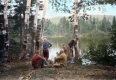A Gathering by the Pond