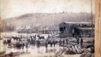 A Logging Outfit at Lumber Mill