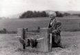 Henry Goodhue in the Stocks celebrating 150 centennial