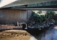 Constuction below bridge on Little River