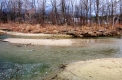 Section of the Little River looking a Stowe Center 