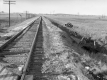 December accident by the railroad tracks