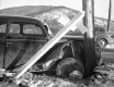 Close-up of damage at Steadman accident