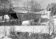 Covered Bridge in Winter
