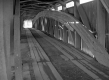 Inner architecture of wooden bridge