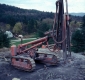 Drilling rig East Barnet I-91 construction