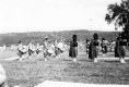 Bagpipers at Island Side