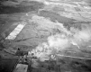 Airplane Views Hathorn Farm House Burning