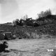 Earthmoving Machinery On Hill