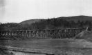 Wooden Train Tracks in Passumpsic after 1927 Flood