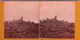 Stone Cairns on a Rocky Hilltop