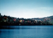 Beginning of fall foliage on Warden Pond