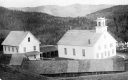 Barnet Center Church with Horse Sheds in back