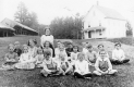 Teacher and students of Barnet Center school.
