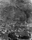 Aerial of Norwich University, Northfield and forested area