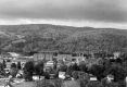 View of Norwich University and mountains